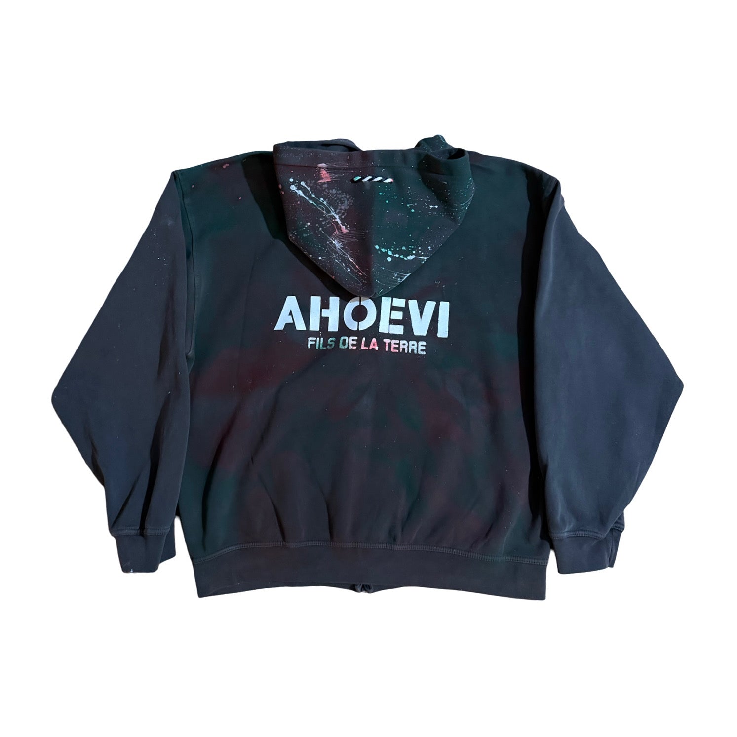 Vintage handmade art AHOEVI Zip up hoodie